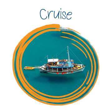 Boat Fun Cruise in Thassos